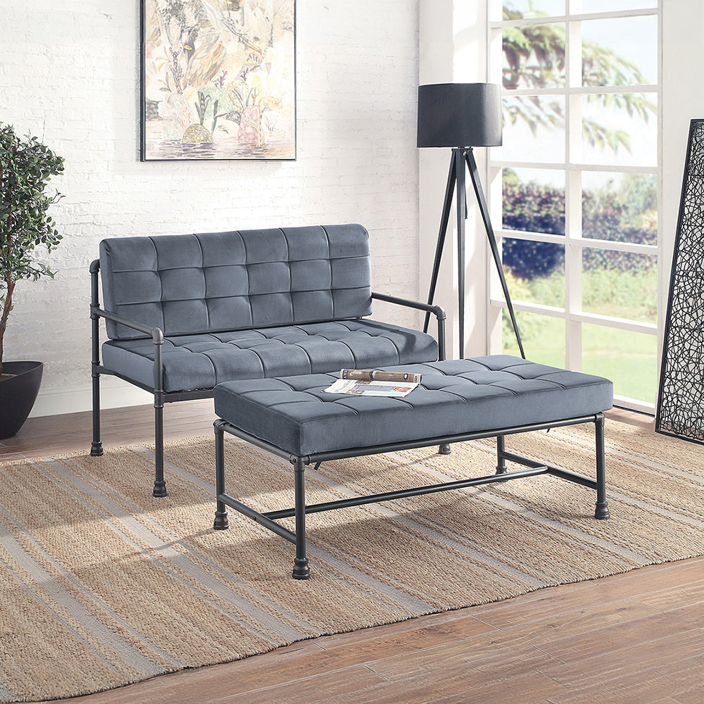 ACME Brantley Loveseat – back view – Lusso Furniture Miami