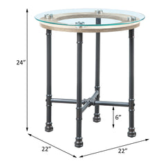 ACME Brantley End Table – room setting – Lusso Furniture Miami