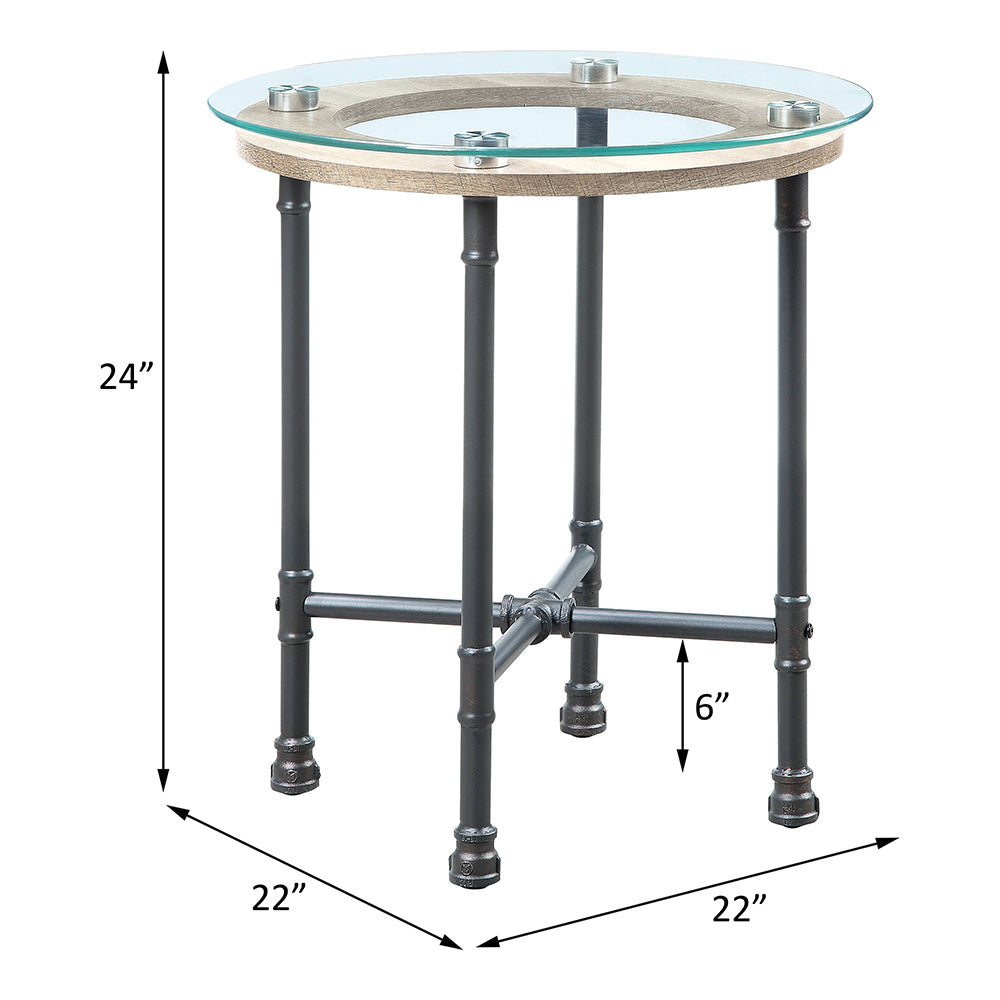 ACME Brantley End Table – room setting – Lusso Furniture Miami
