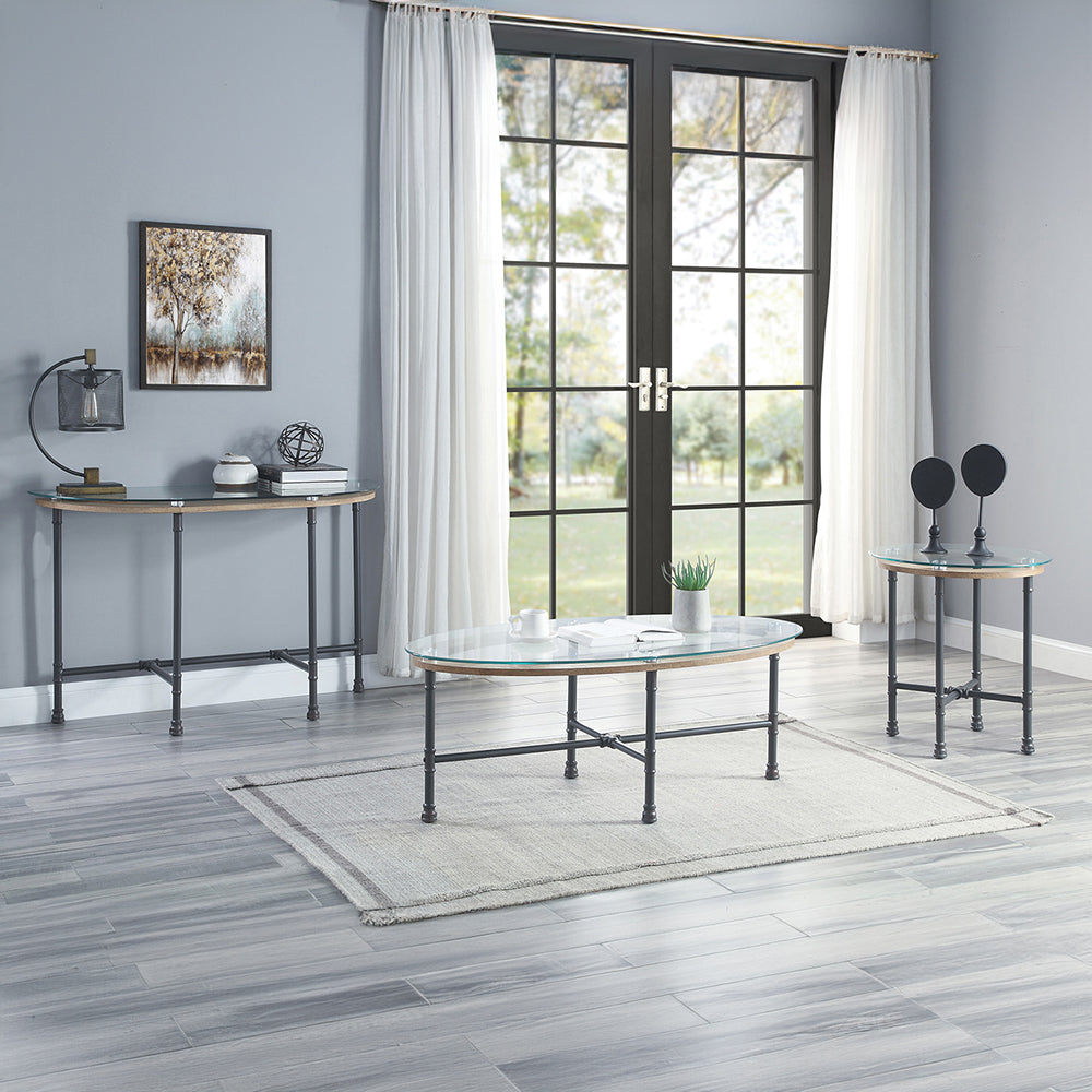 ACME Brantley End Table – back view – Lusso Furniture Miami