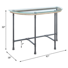 ACME Brantley Sofa Table – detail – Lusso Furniture Miami