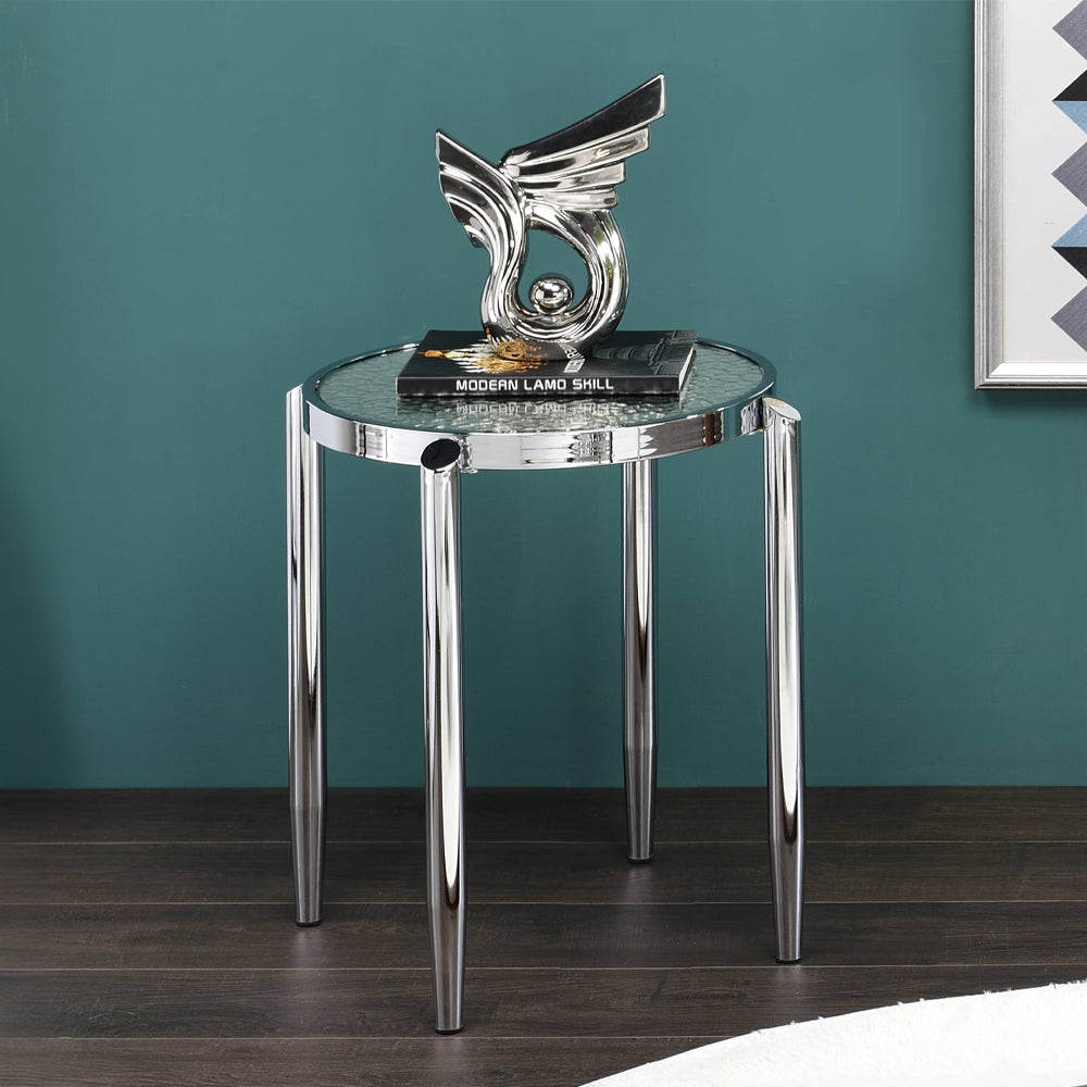 ACME Abbe End Table – front view – Lusso Furniture Miami