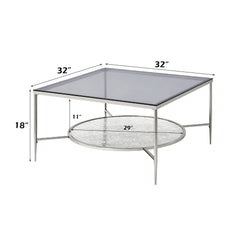ACME Adelrik Coffee Table – top view – Lusso Furniture Miami
