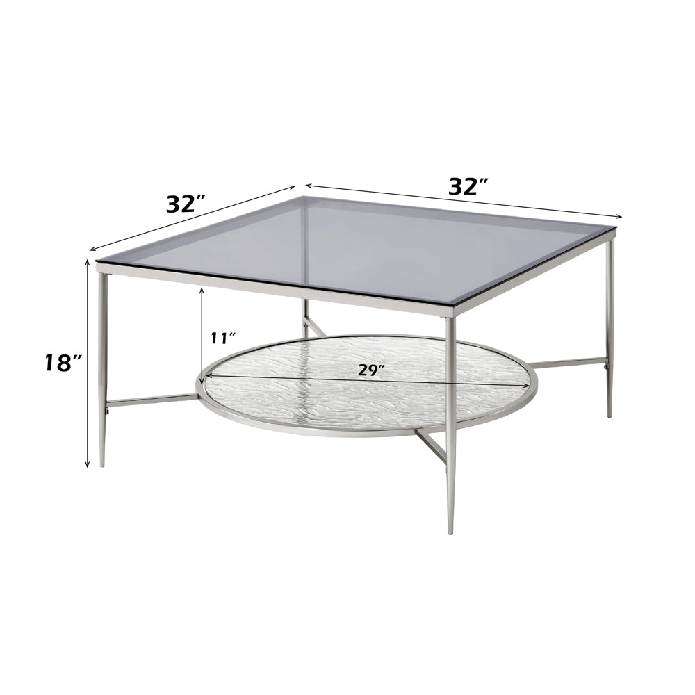 ACME Adelrik Coffee Table – top view – Lusso Furniture Miami