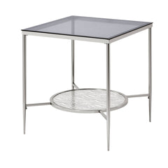 ACME Adelrik End Table – angle view – Lusso Furniture Miami