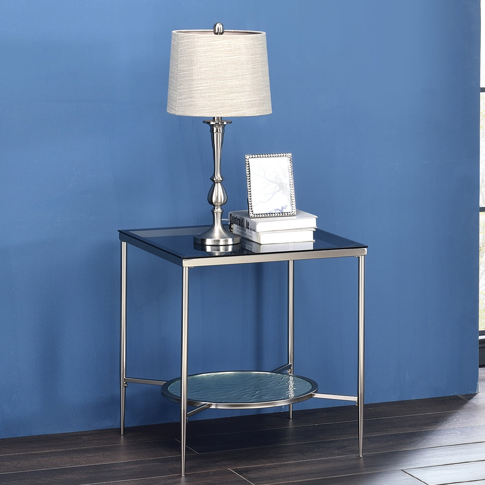 ACME Adelrik End Table – front view – Lusso Furniture Miami