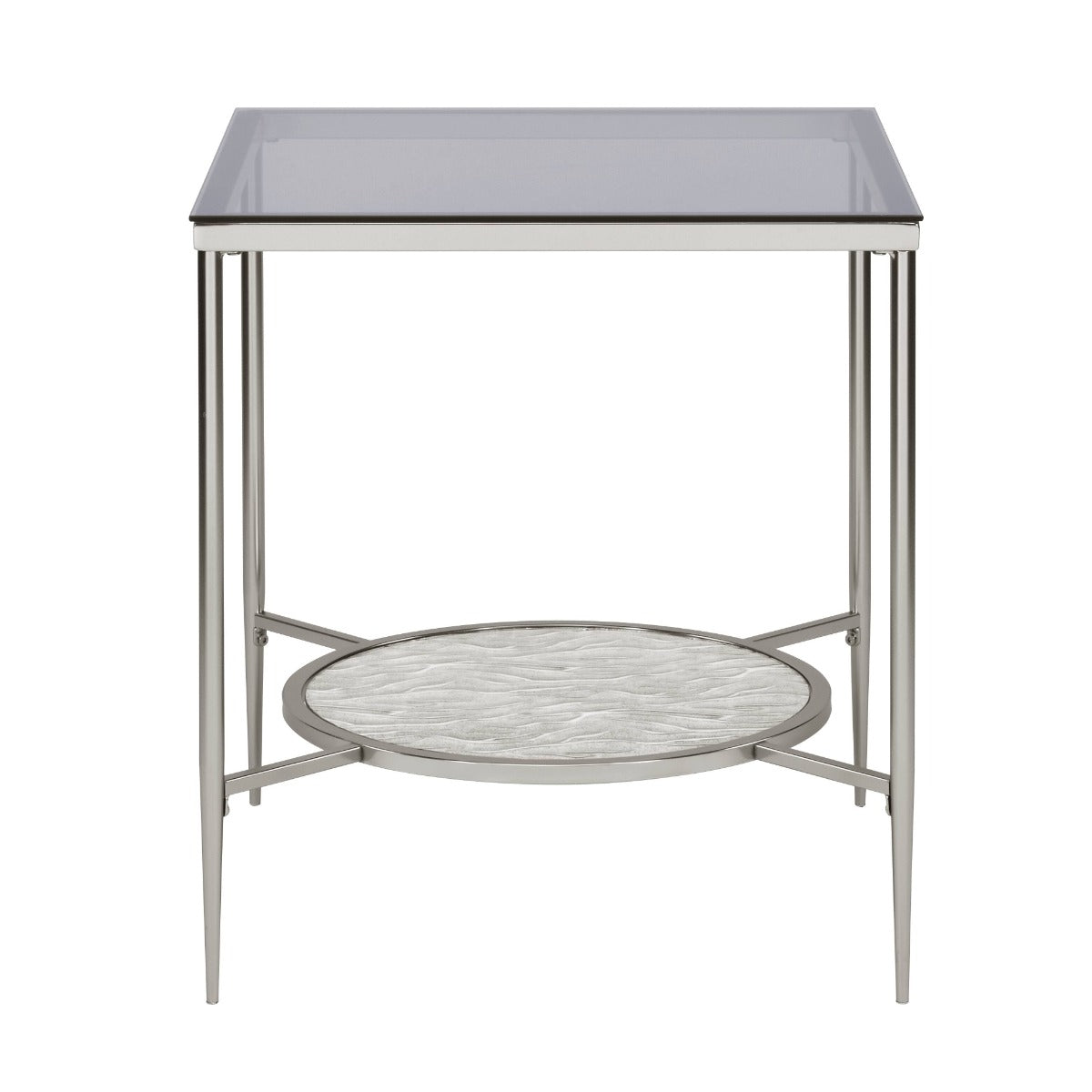 ACME Adelrik End Table – side view – Lusso Furniture Miami