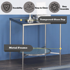 ACME Adelrik End Table – top view – Lusso Furniture Miami
