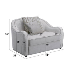 ACME Mahler Accent Chair – close-up – Lusso Furniture Miami