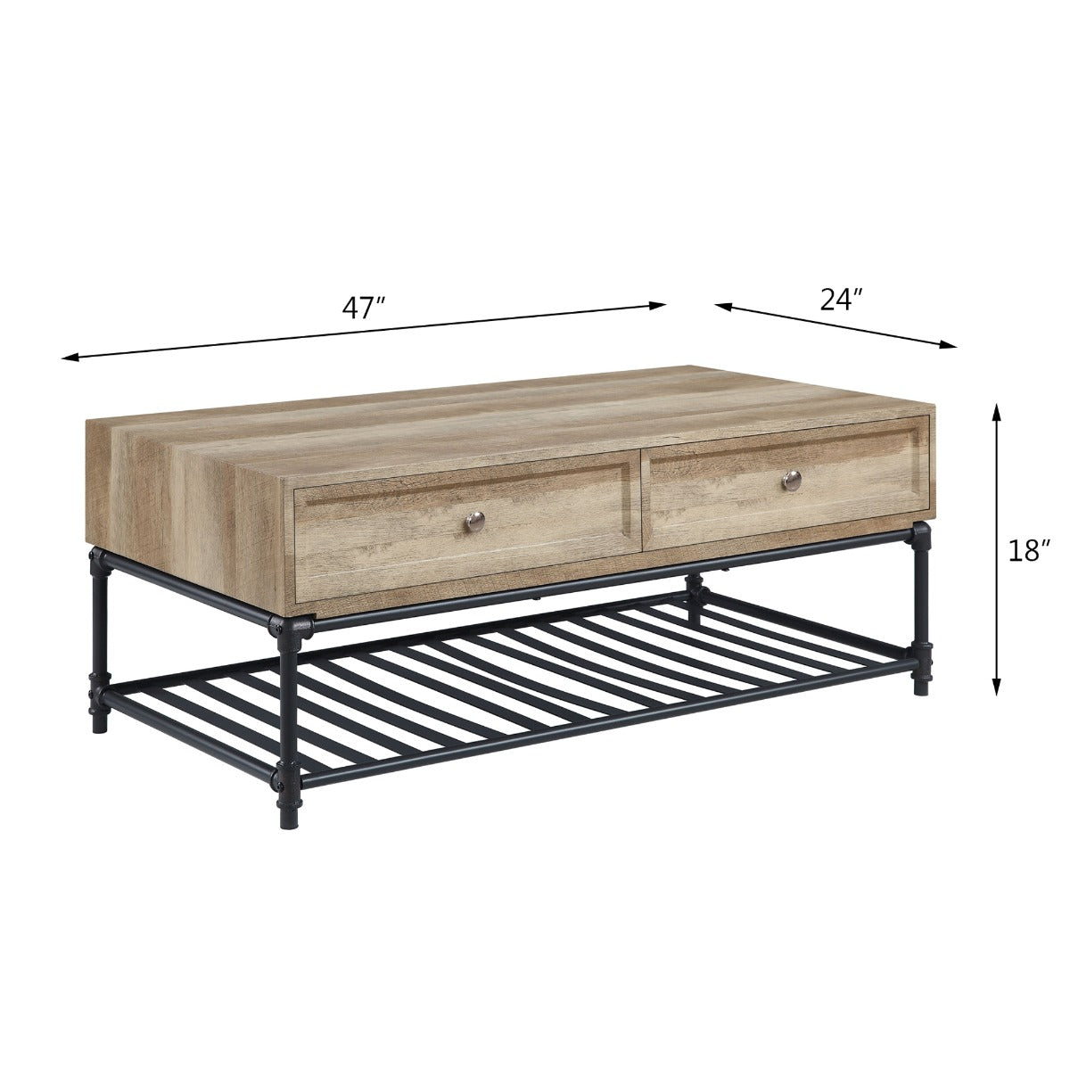ACME Brantley II Coffee Table – top view – Lusso Furniture Miami