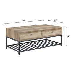 ACME Brantley II Coffee Table – top view – Lusso Furniture Miami
