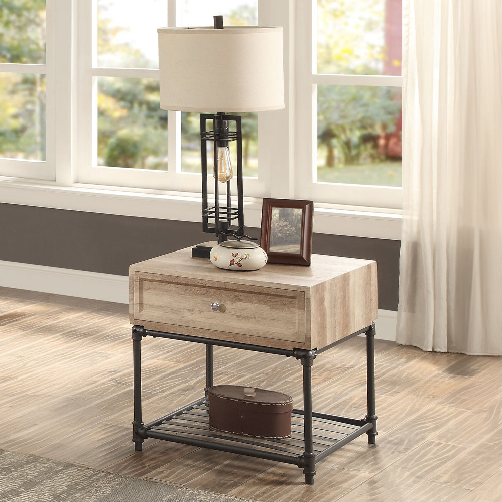 ACME Brantley II End Table – front view – Lusso Furniture Miami