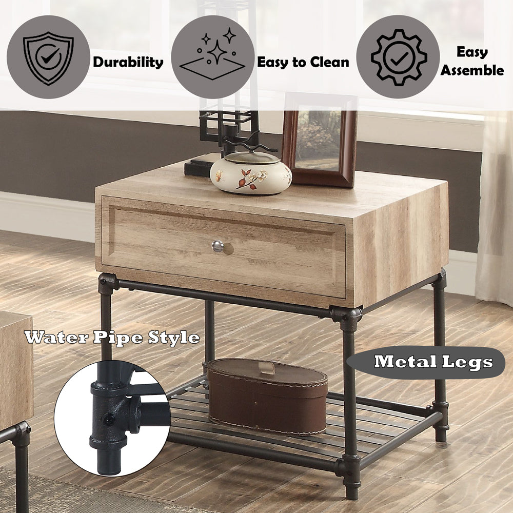 ACME Brantley II End Table – top view – Lusso Furniture Miami