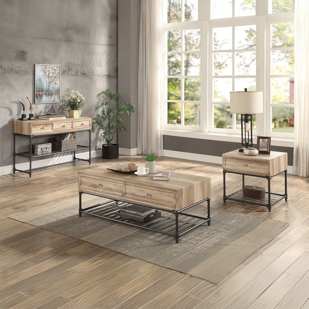 ACME Brantley II End Table – room setting – Lusso Furniture Miami