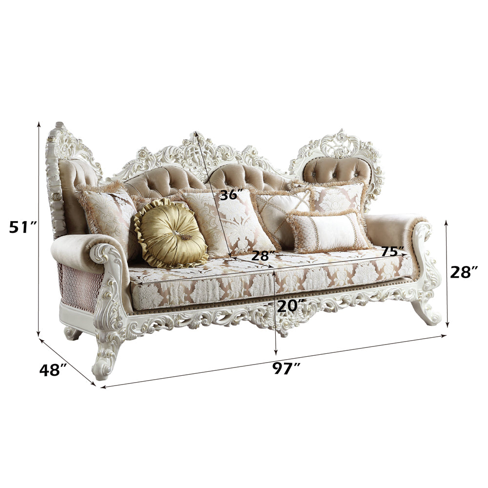 ACME Vanaheim Sofa – top view – Lusso Furniture Miami