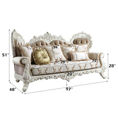 ACME Vanaheim Sofa – top view – Lusso Furniture Miami