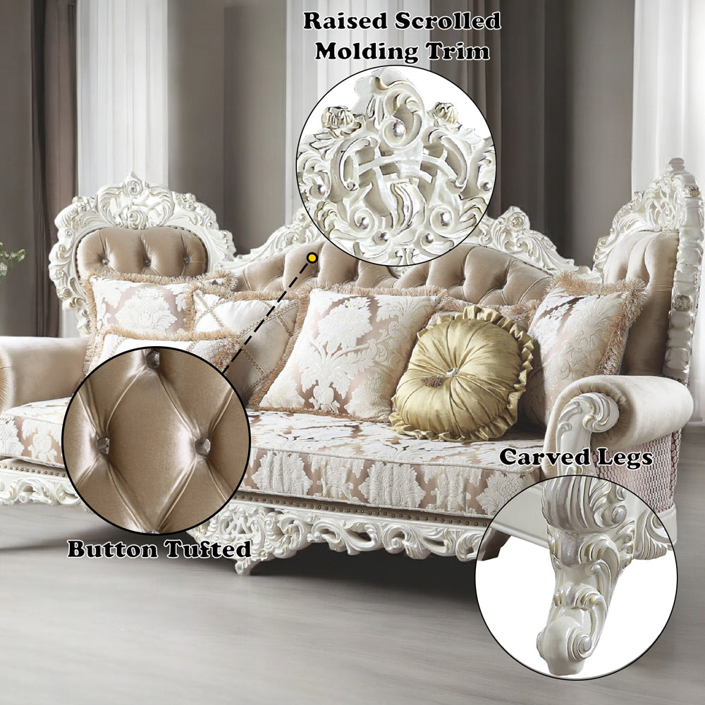 ACME Vanaheim Sofa – close-up – Lusso Furniture Miami