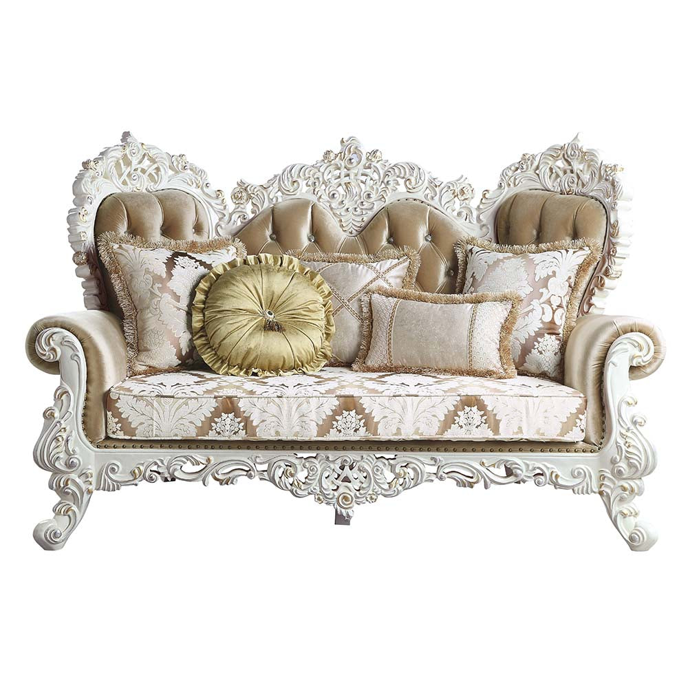 ACME Vanaheim Loveseat – angle view – Lusso Furniture Miami
