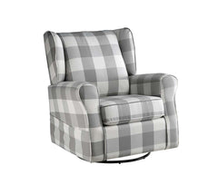ACME Patli Swivel Glider Chair – angle view – Lusso Furniture Miami