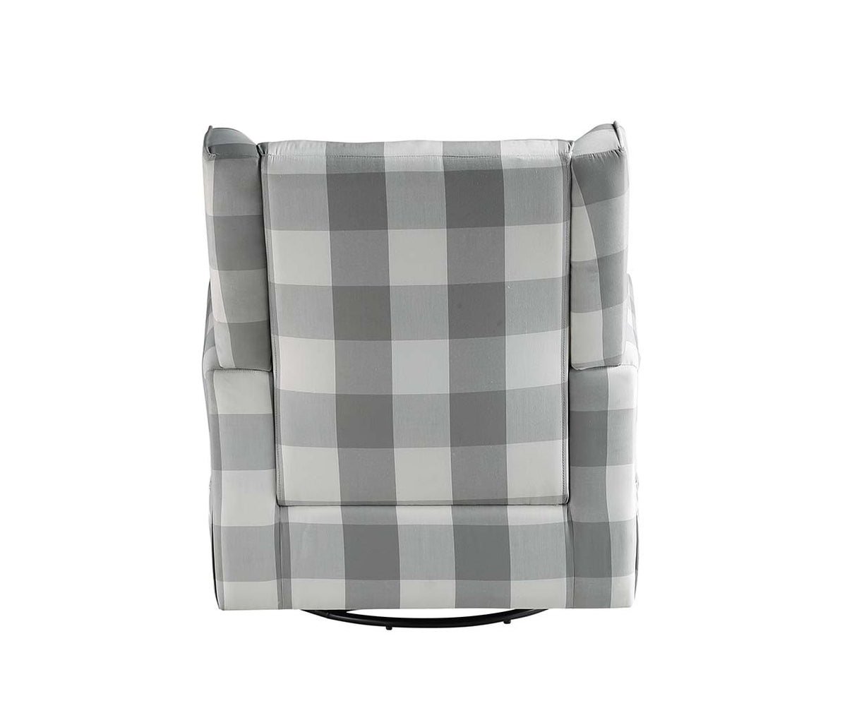 ACME Patli Swivel Glider Chair – room setting – Lusso Furniture Miami