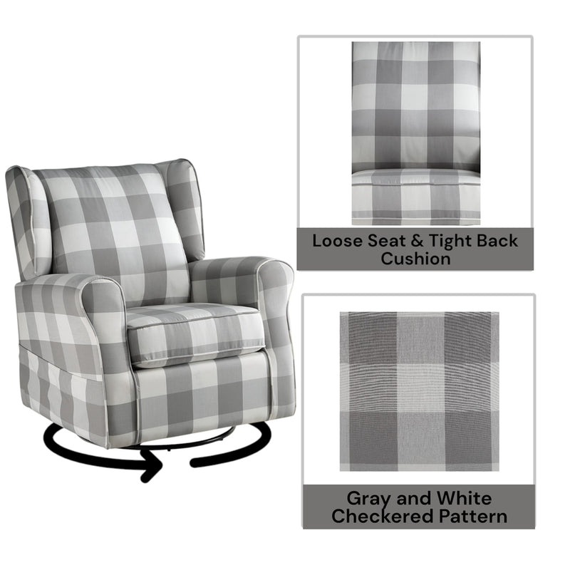 ACME Patli Swivel Glider Chair-zoom-