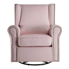 ACME Tamaki Swivel Chair with Glider – side view – Lusso Furniture Miami