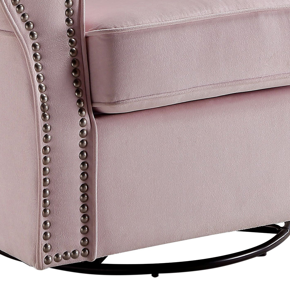 ACME Tamaki Swivel Chair with Glider – close-up – Lusso Furniture Miami