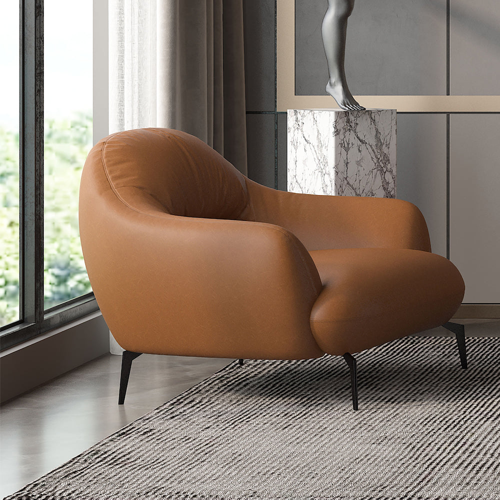ACME Leonia Chair – front view – Lusso Furniture Miami