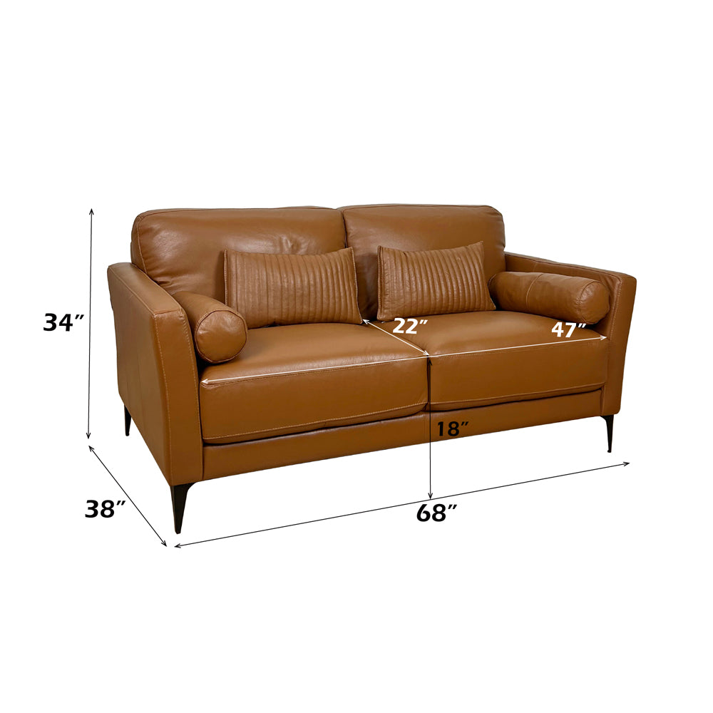 ACME Tussio Loveseat – side view – Lusso Furniture Miami
