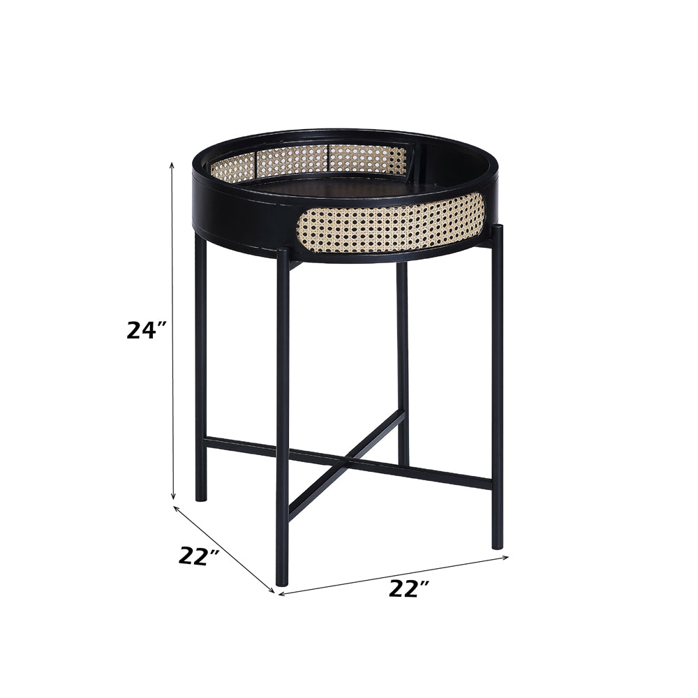 ACME Colson End Table – back view – Lusso Furniture Miami