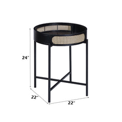 ACME Colson End Table – back view – Lusso Furniture Miami