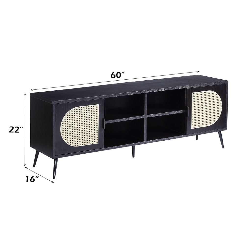 ACME Colson TV Stand – back view – Lusso Furniture Miami