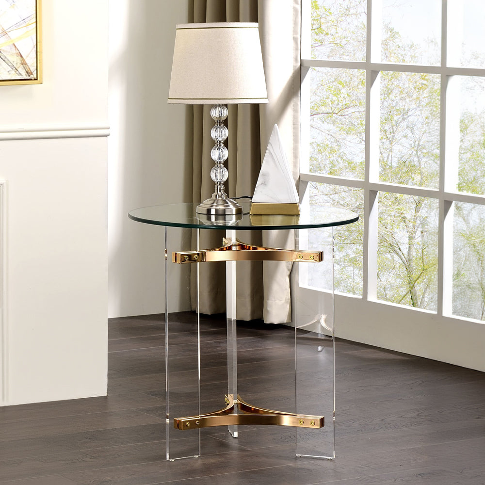 ACME Sosi End Table – front view – Lusso Furniture Miami