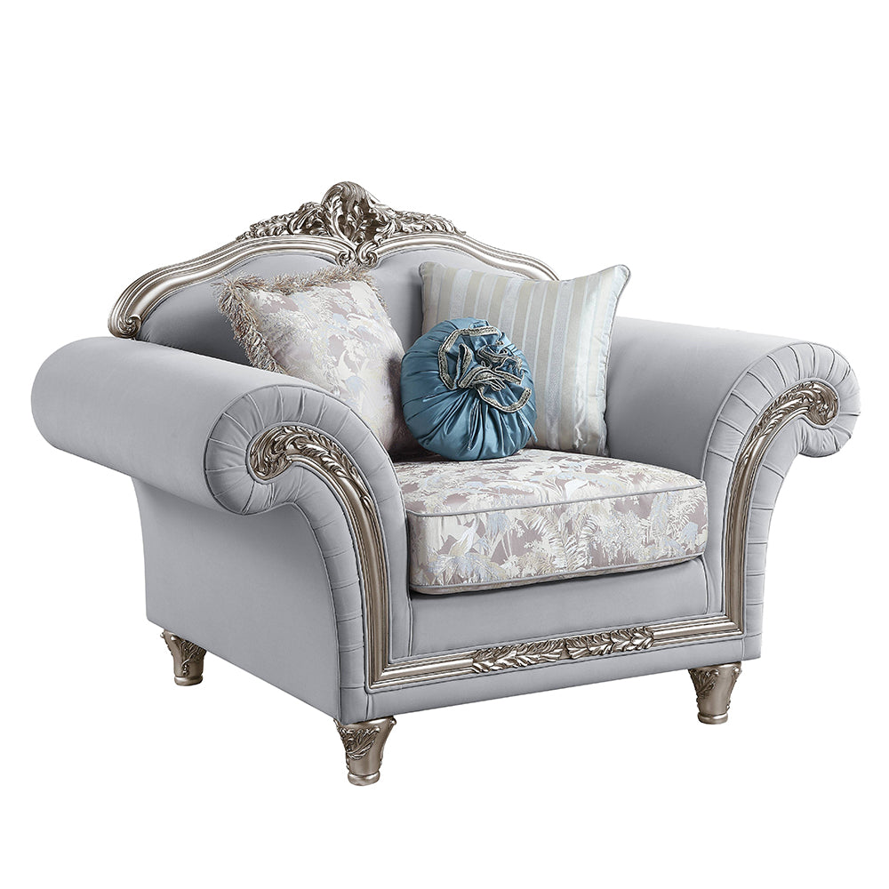 ACME Pelumi Chair – angle view – Lusso Furniture Miami
