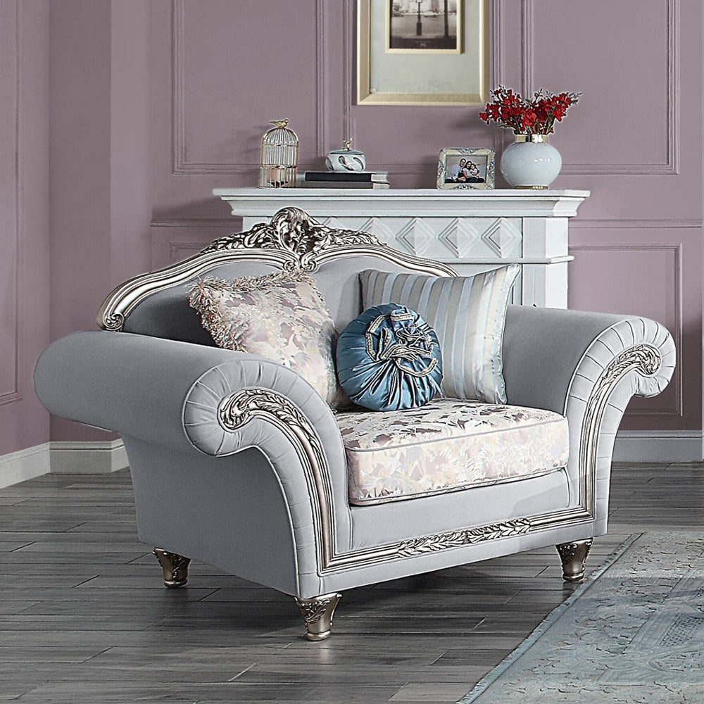 ACME Pelumi Chair – front view – Lusso Furniture Miami