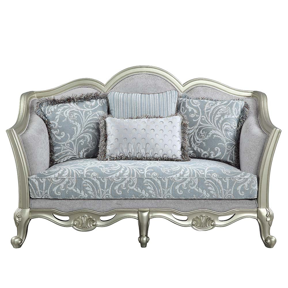 ACME Qunsia Loveseat – angle view – Lusso Furniture Miami