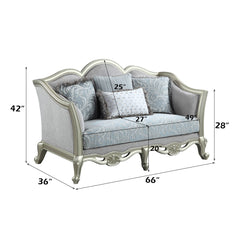 ACME Qunsia Loveseat – room setting – Lusso Furniture Miami