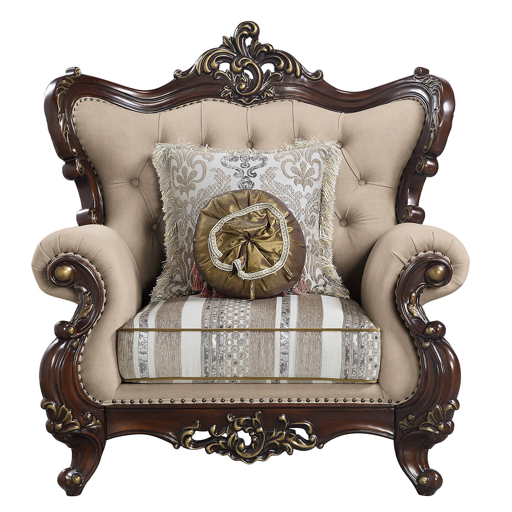 ACME Ragnar Chair – side view – Lusso Furniture Miami