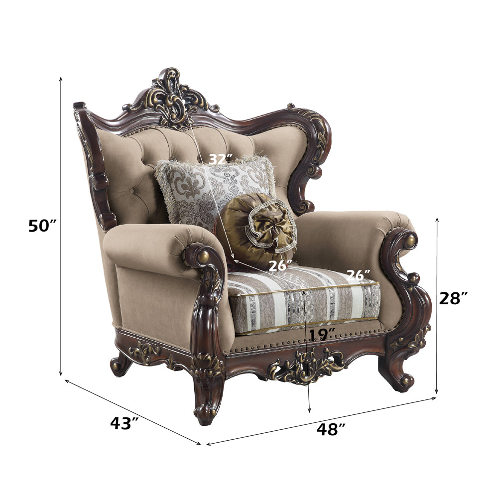 ACME Ragnar Chair – top view – Lusso Furniture Miami