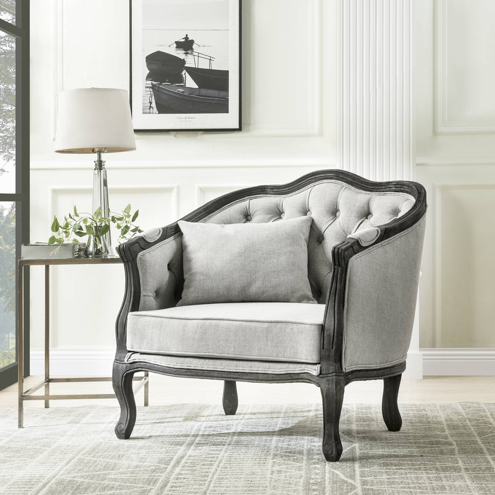 ACME Samael Accent Chair – front view – Lusso Furniture Miami