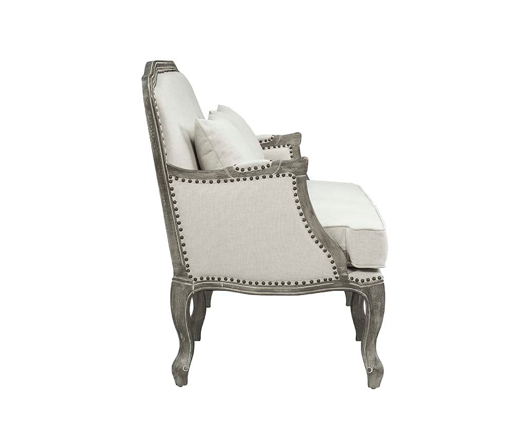 ACME Tania Loveseat – side view – Lusso Furniture Miami