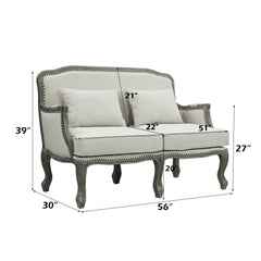 ACME Tania Loveseat – room setting – Lusso Furniture Miami
