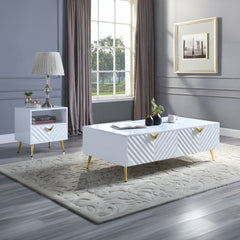 ACME Gaines End Table – angle view – Lusso Furniture Miami