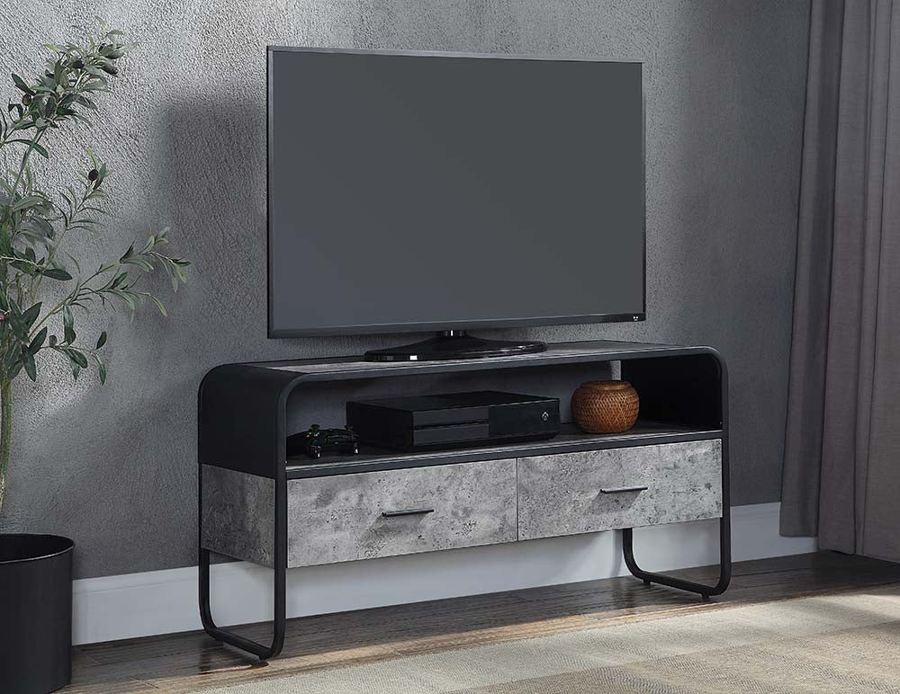 ACME Raziela TV Stand – front view – Lusso Furniture Miami