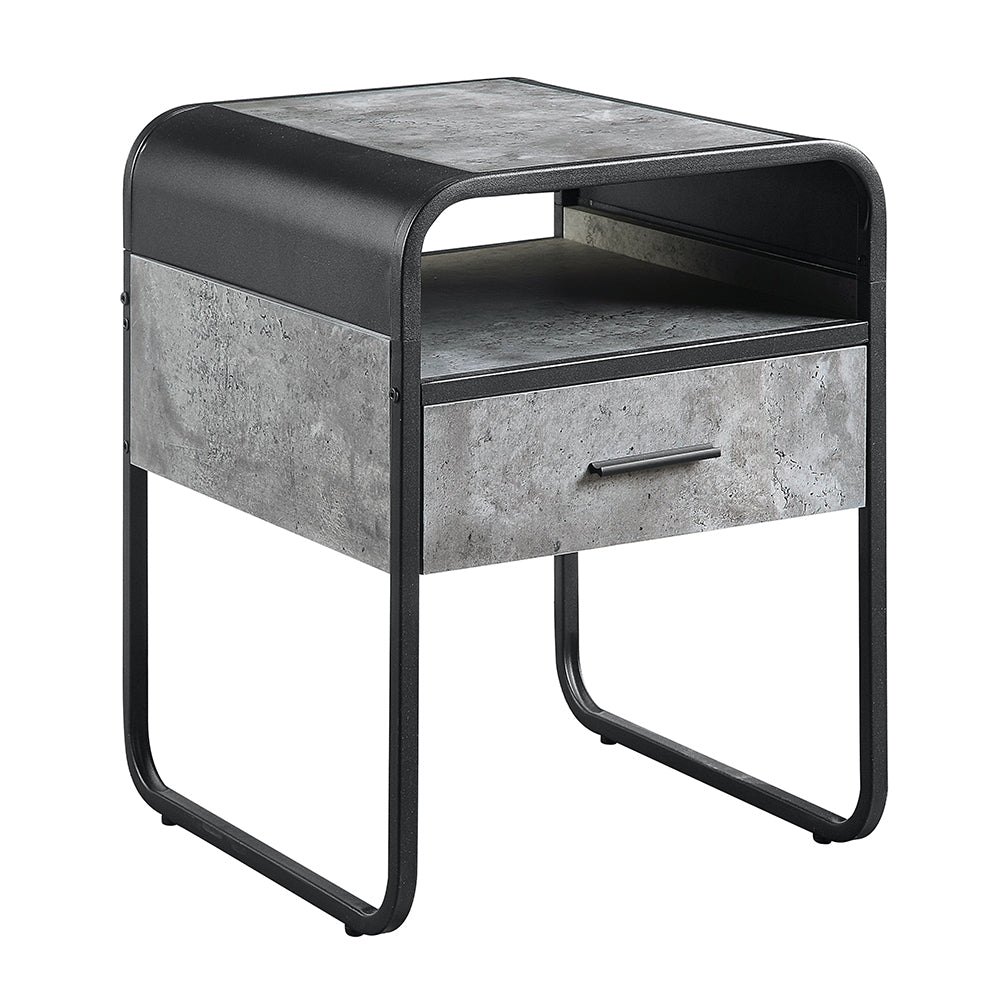 ACME Raziela End Table – angle view – Lusso Furniture Miami