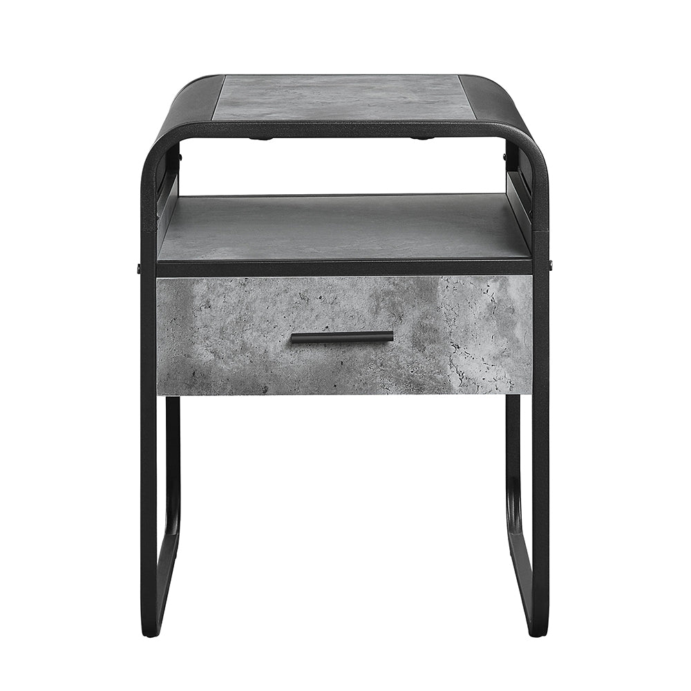 ACME Raziela End Table – side view – Lusso Furniture Miami