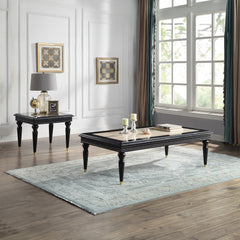 ACME Tayden Marble Top End Table – room setting – Lusso Furniture Miami