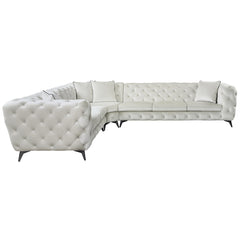 ACME Atronia Sectional Sofa – angle view – Lusso Furniture Miami