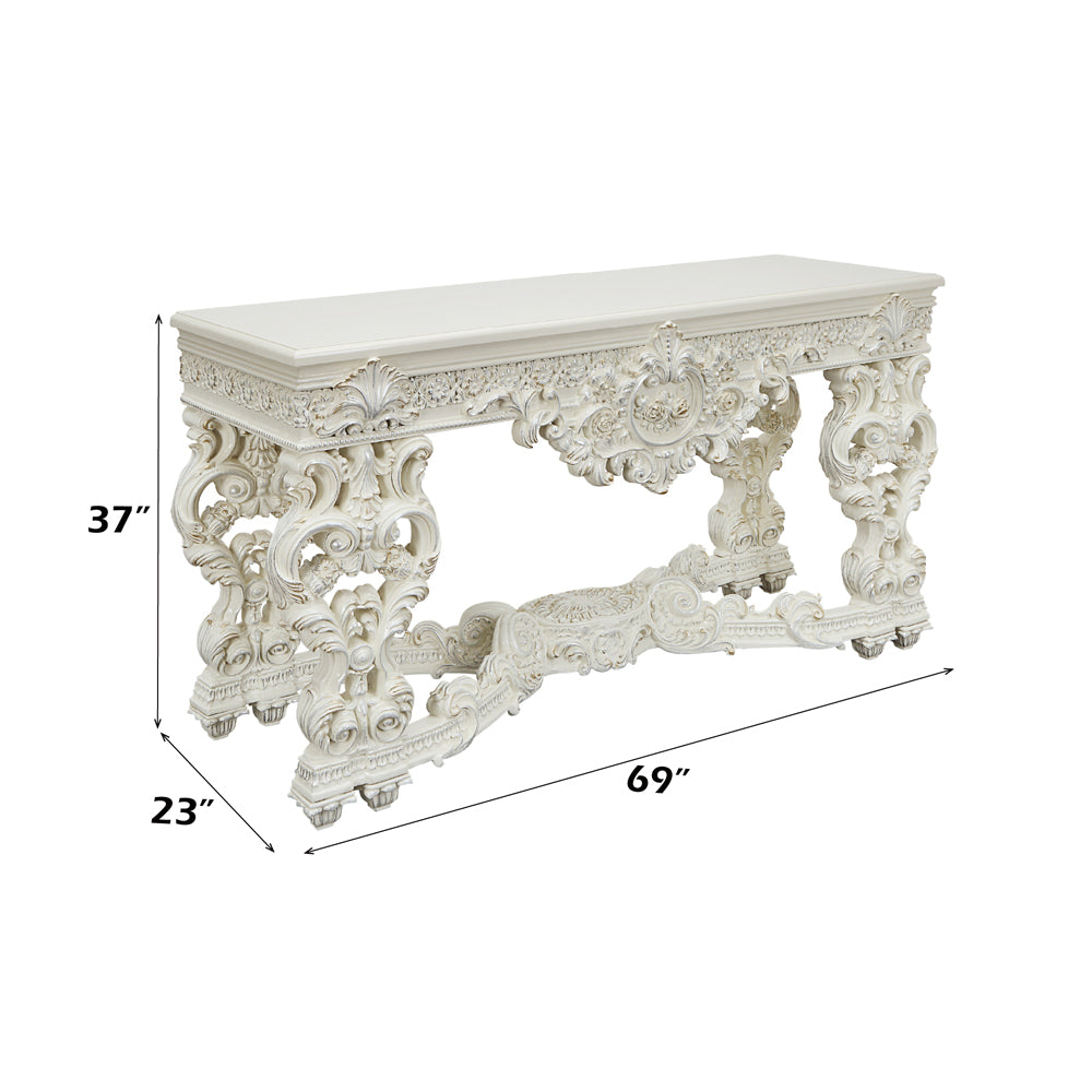ACME Adara Sofa Table – room setting – Lusso Furniture Miami