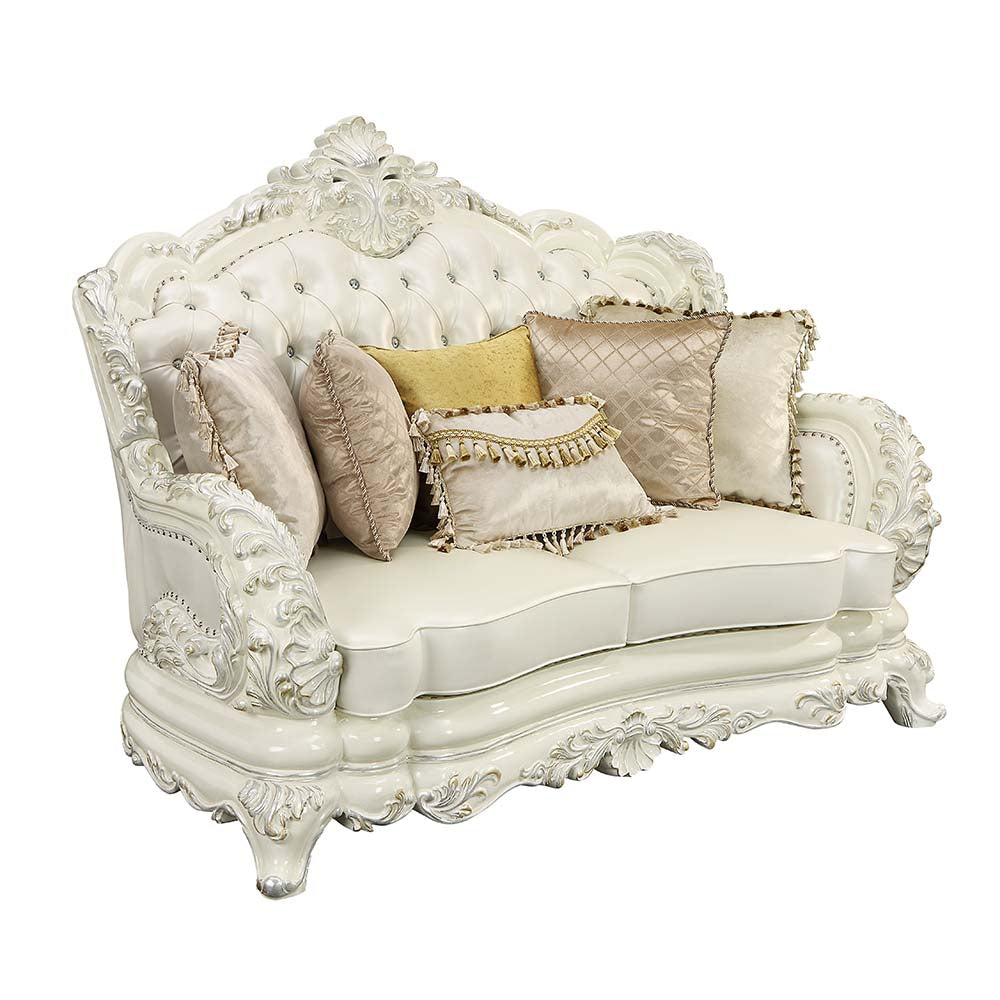ACME Adara Loveseat – front view – Lusso Furniture Miami